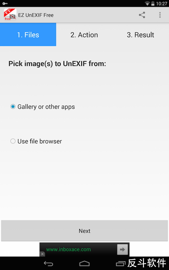 EZ UnEXIF - 去除照片 EXIF 信息[Android]丨www.apprcn.com 反斗软件