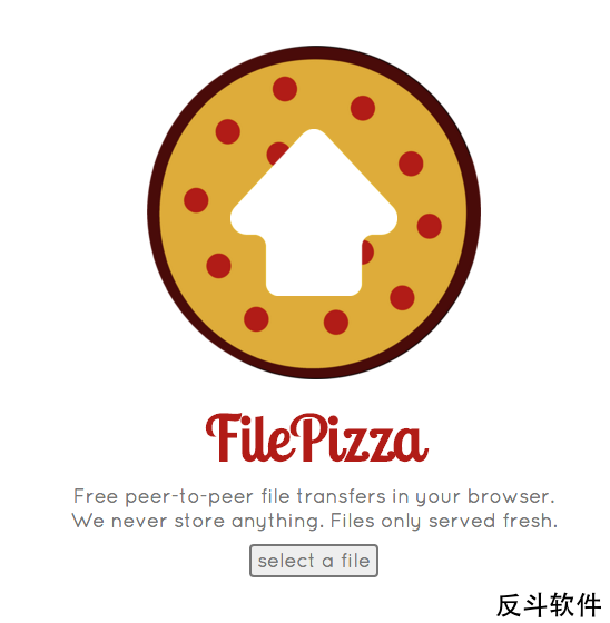 File Pizza - 使用浏览器直接分享文件[Web]丨www.apprcn.com 反斗软件