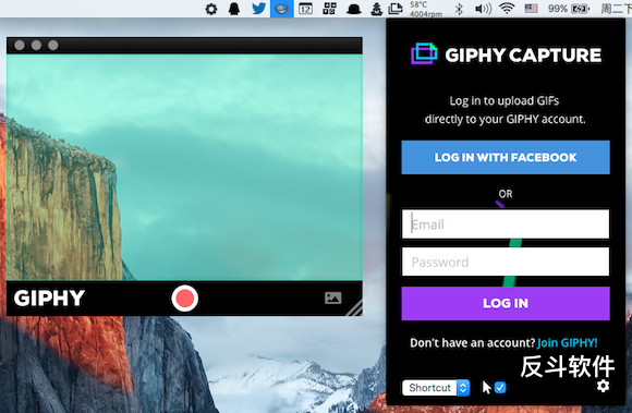 GIPHY CAPTURE - 录屏并输出为 GIF 动画图片[OS X]丨www.apprcn.com 反斗软件