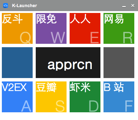 K-launcher - 使用快捷键打开常用网站[Chrome 扩展]丨www.apprcn.com 反斗软件
