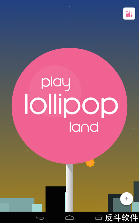 Lollipop Land - 提早体验 Android 5.0 的彩蛋游戏[Android]丨www.apprcn.com 反斗软件