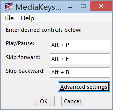 MediaKeys - 为播放器设置一个全局快捷键丨www.apprcn.com 反斗软件