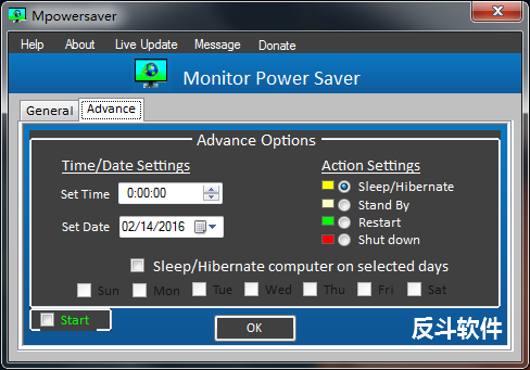 Mpowersaver - 当屏保出现时自动关闭屏幕丨www.apprcn.com 反斗软件
